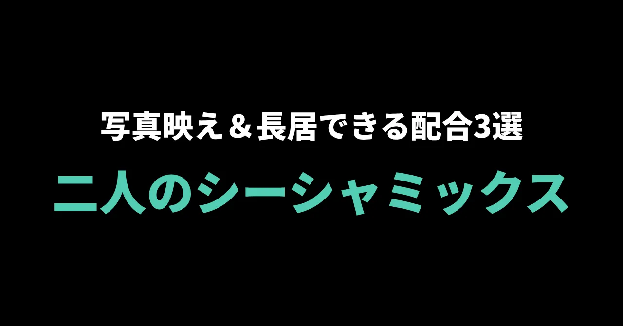 デートで吸いたい、シーシャの二人ミックスレシピ|写真映え&長居できる配合3選