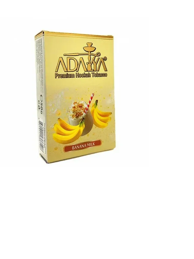 ADALYA Banana Milk フルーツ系シーシャフレーバー パッケージ画像