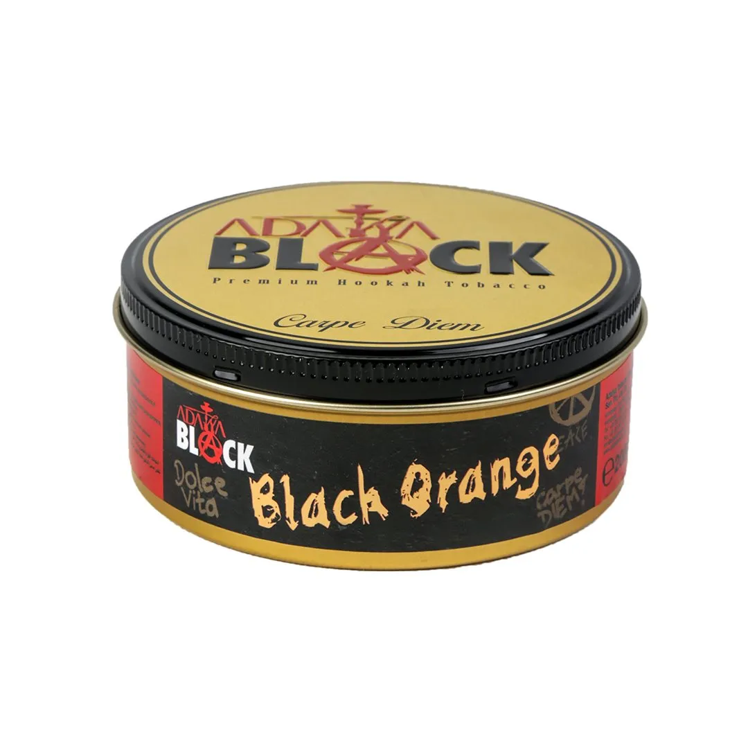 ADALYA Black Orange 柑橘系シーシャフレーバー パッケージ画像