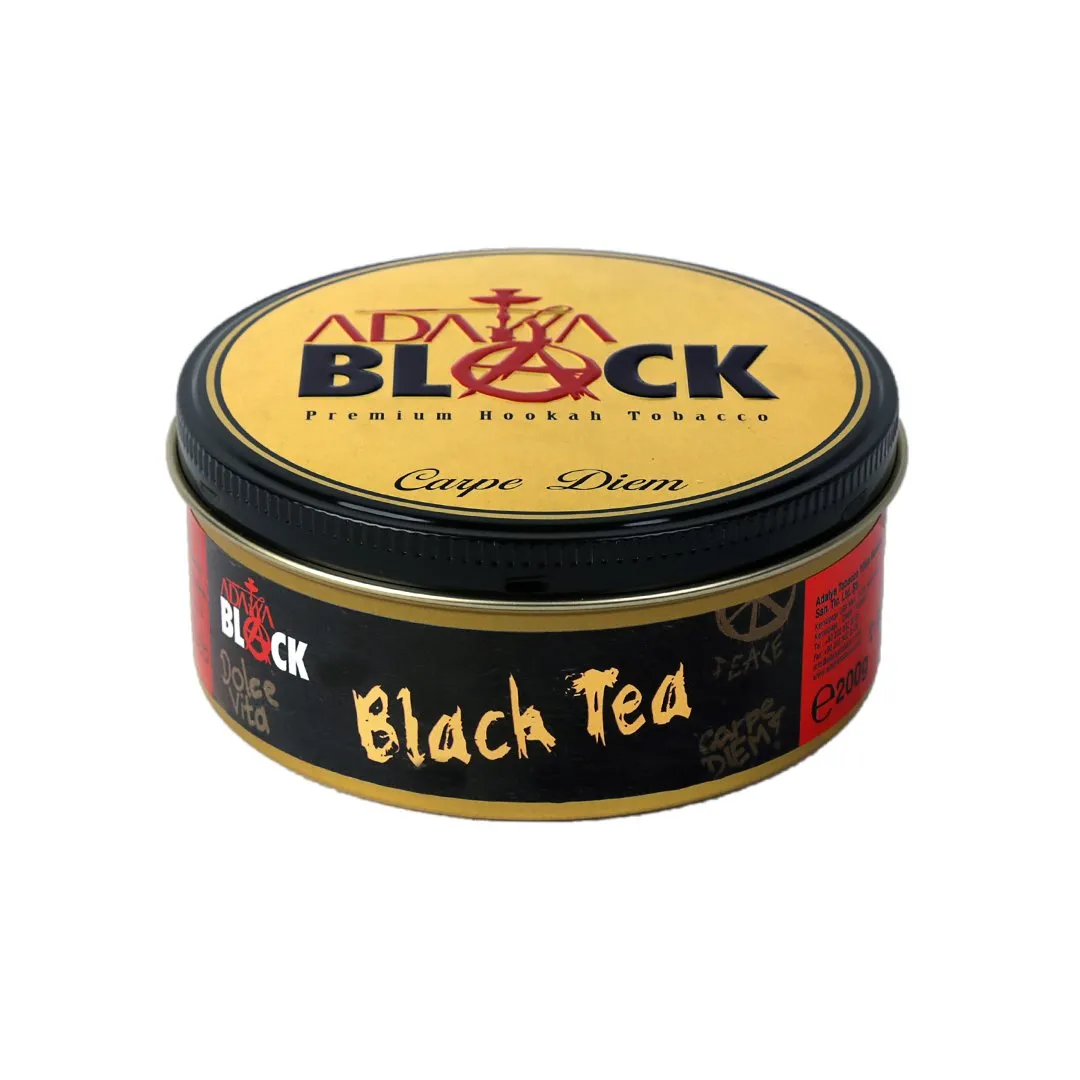 ADALYA Black Tea tea系シーシャフレーバー パッケージ画像