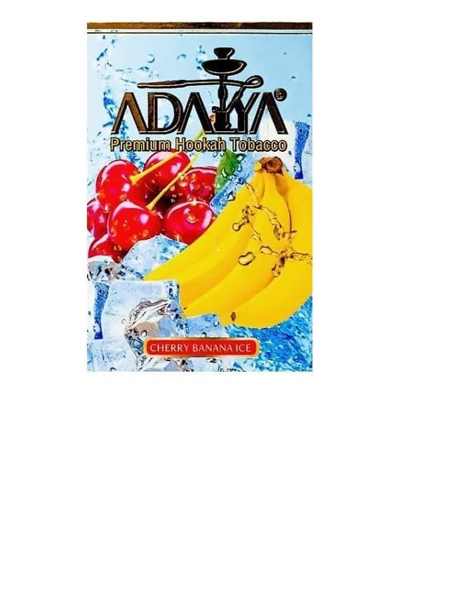 ADALYA Cherry Banana Ice フルーツ系シーシャフレーバー パッケージ画像