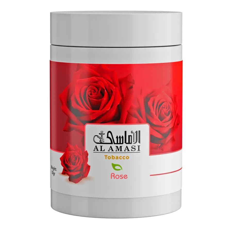 AL AMASI Rose フローラル系シーシャフレーバー パッケージ画像