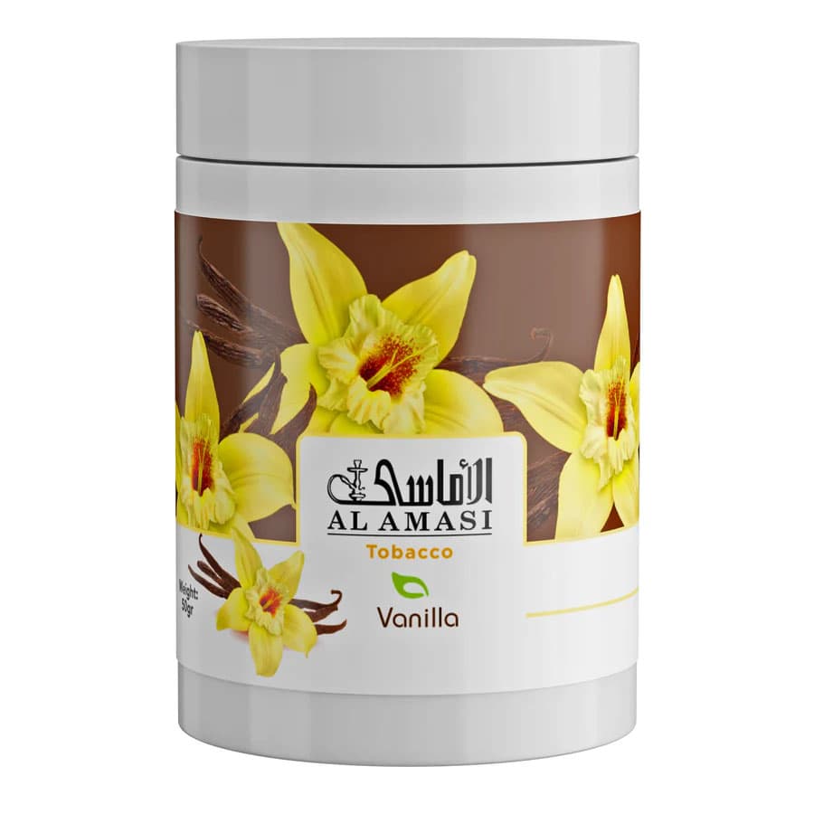 AL AMASI Vanilla クリーミー系シーシャフレーバー パッケージ画像