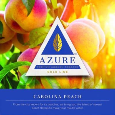 AZURE Carolina Peach(Gold) フルーツ系シーシャフレーバー パッケージ画像