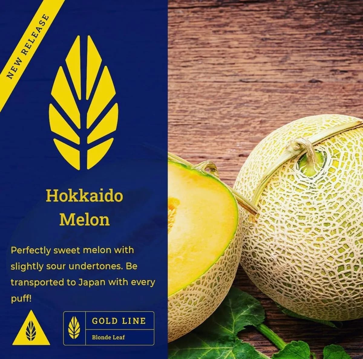 AZURE Hokkaido melon フルーツ系シーシャフレーバー パッケージ画像