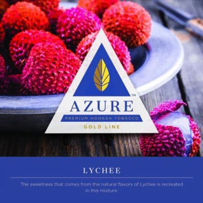 AZURE Lychee(Gold) トロピカル系シーシャフレーバー パッケージ画像