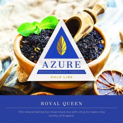 AZURE Royal Queen(Gold) 柑橘系シーシャフレーバー パッケージ画像