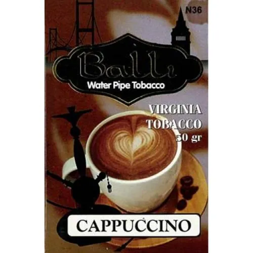 Balli Cappuccino tea系シーシャフレーバー パッケージ画像