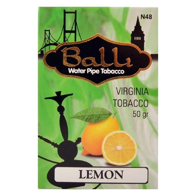 Balli Lemon 柑橘系シーシャフレーバー パッケージ画像
