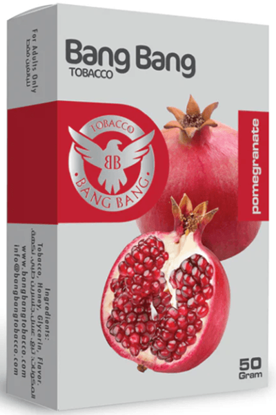 Bang Bang Pomegranate フルーツ系シーシャフレーバー パッケージ画像