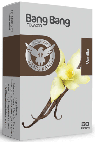 Bang Bang Vanilla クリーミー系シーシャフレーバー パッケージ画像