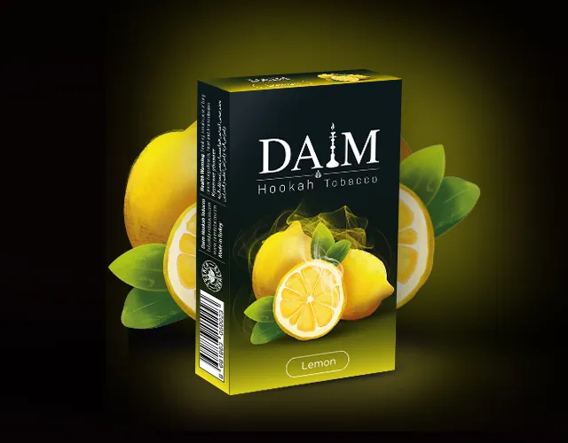 Daim Lemon 柑橘系シーシャフレーバー パッケージ画像