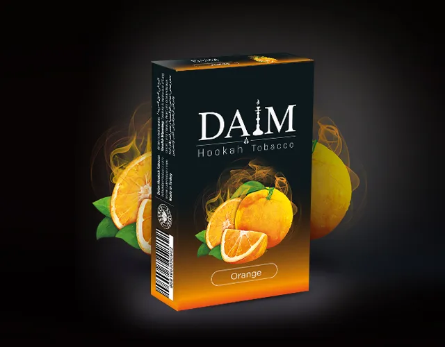 Daim Orange 柑橘系シーシャフレーバー パッケージ画像