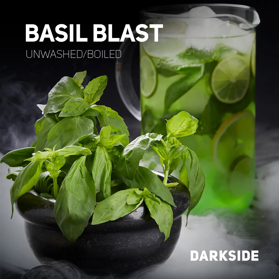DARKSIDE Basil Blast ハーブ系シーシャフレーバー パッケージ画像