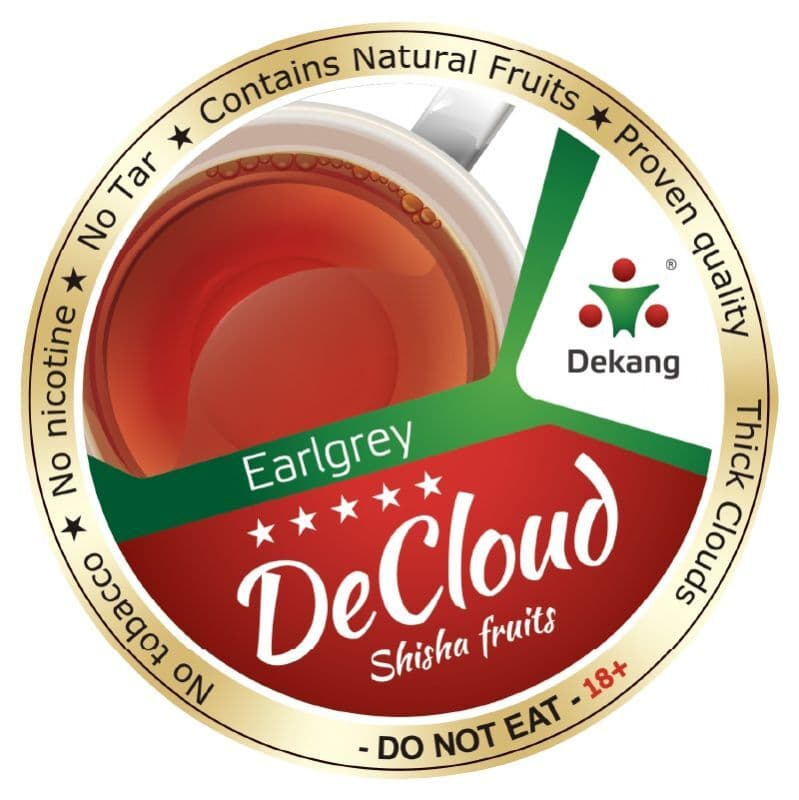 DeCloud Earlgrey tea系シーシャフレーバー パッケージ画像