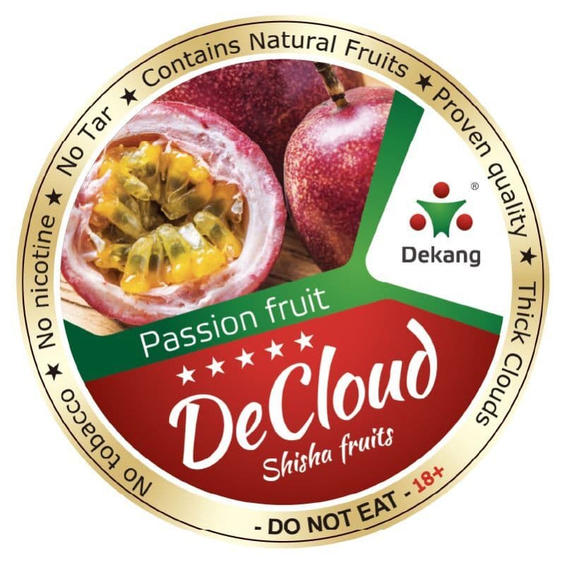 DeCloud Passion Fruit トロピカル系シーシャフレーバー パッケージ画像