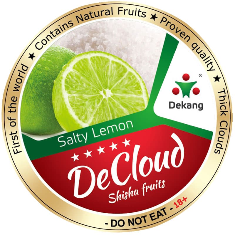 DeCloud Salty Lemon 柑橘系シーシャフレーバー パッケージ画像