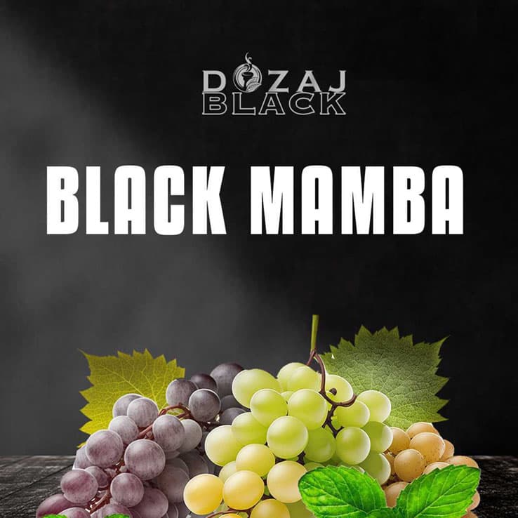 DOZAJ BLACK MAMBA(Black) その他系シーシャフレーバー パッケージ画像