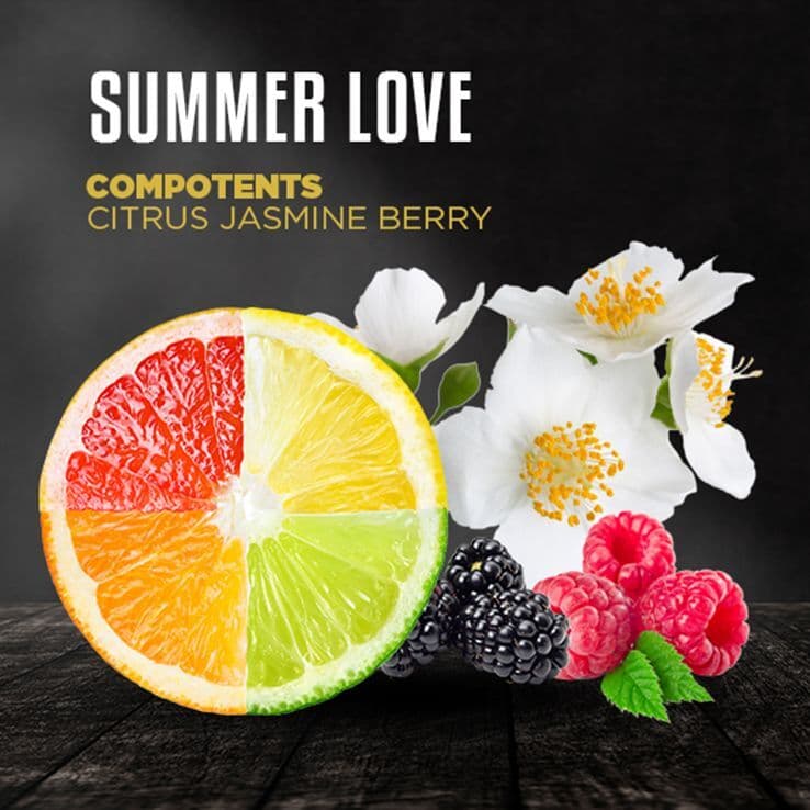 DOZAJ SUMMER LOVE(Black) 柑橘系シーシャフレーバー パッケージ画像