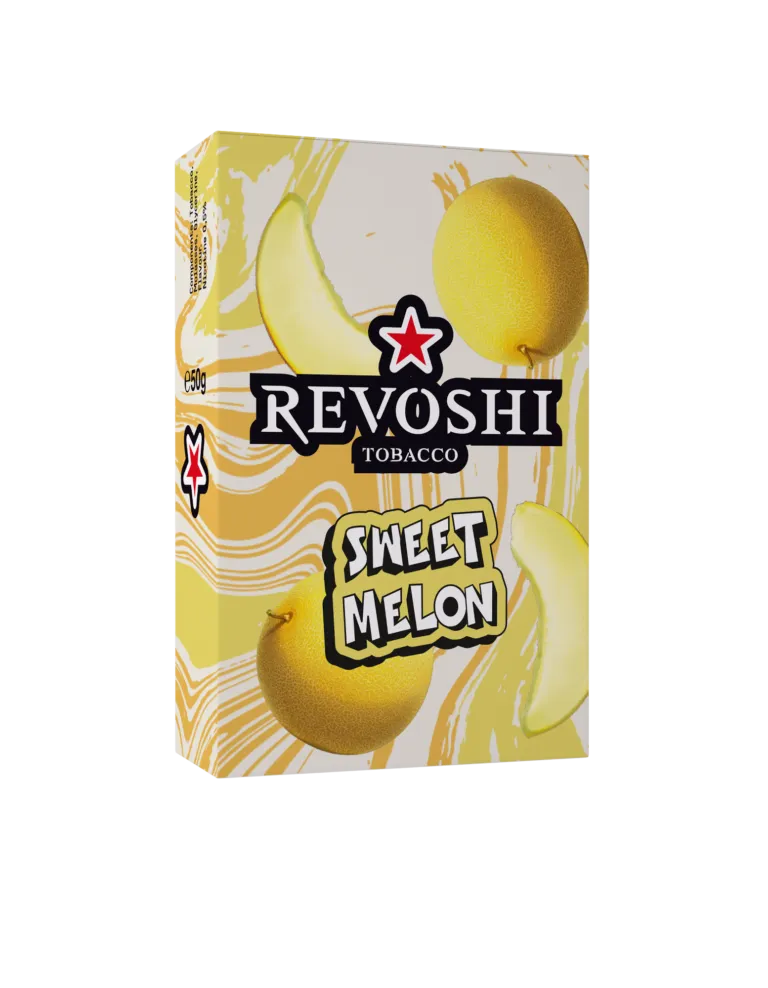 REVOSHI Sweet Melon フルーツ系シーシャフレーバー パッケージ画像