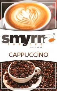 Smyrna Cappuccino tea系シーシャフレーバー パッケージ画像
