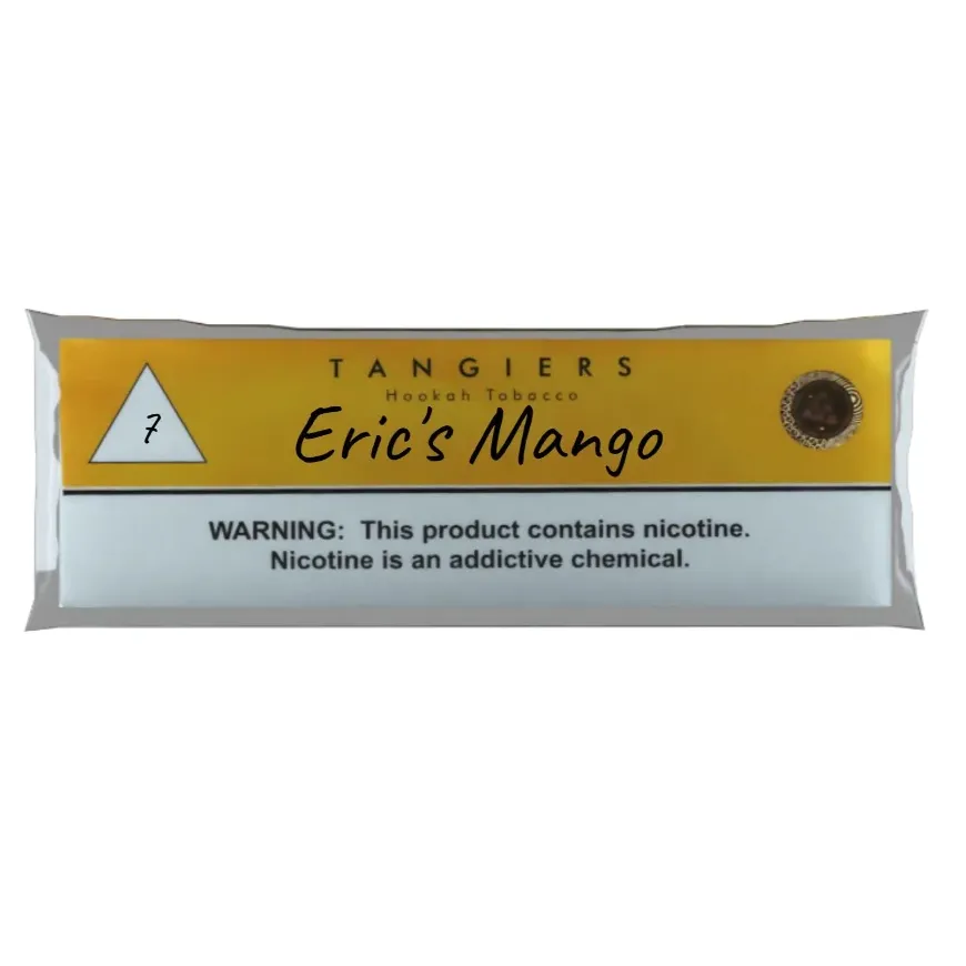 Tangiers Eric's Mango トロピカル系シーシャフレーバー パッケージ画像