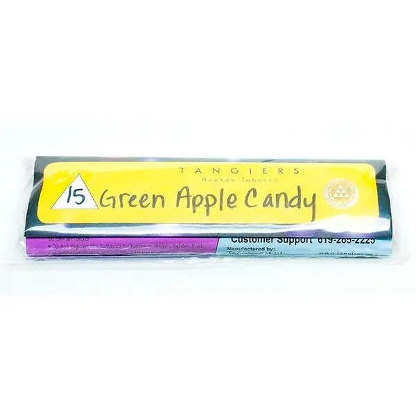 Tangiers Green Apple Candy フルーツ系シーシャフレーバー パッケージ画像