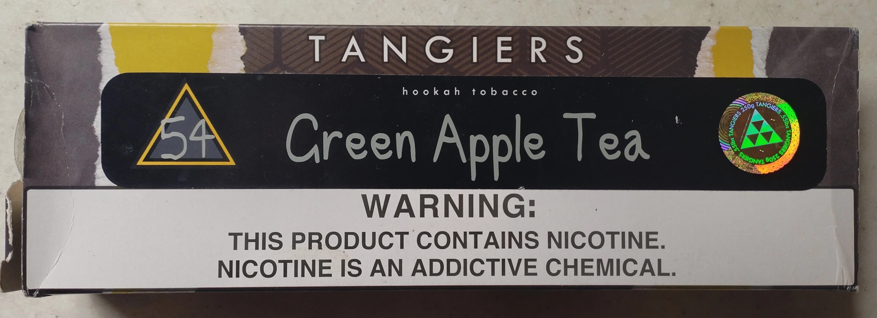 Tangiers Green Apple Tea フルーツ系シーシャフレーバー パッケージ画像
