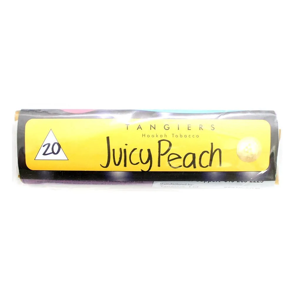Tangiers Juicy Peach フルーツ系シーシャフレーバー パッケージ画像