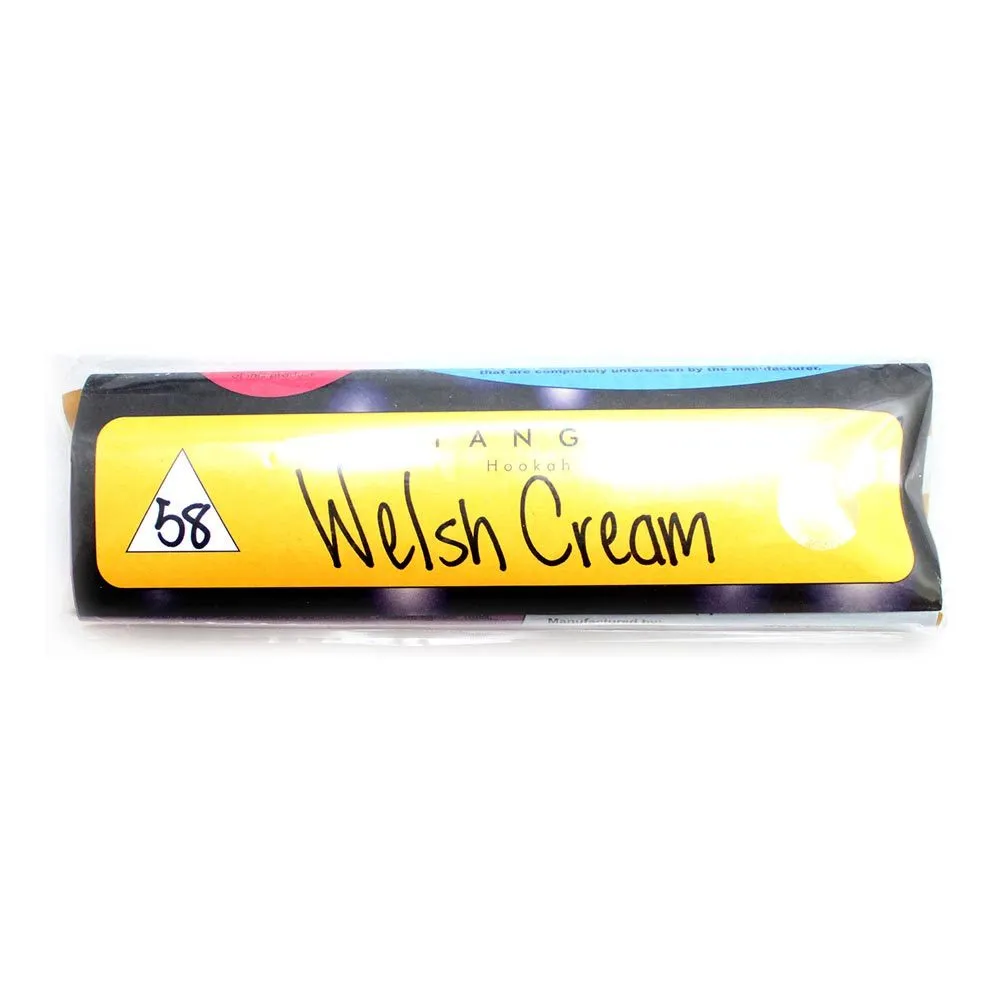 Tangiers Welsh Cream ドリンク系シーシャフレーバー パッケージ画像