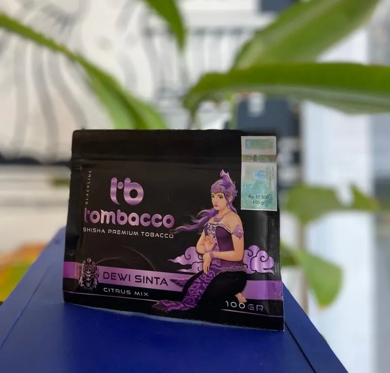 Tombacco Dewi Sinta 柑橘系シーシャフレーバー パッケージ画像