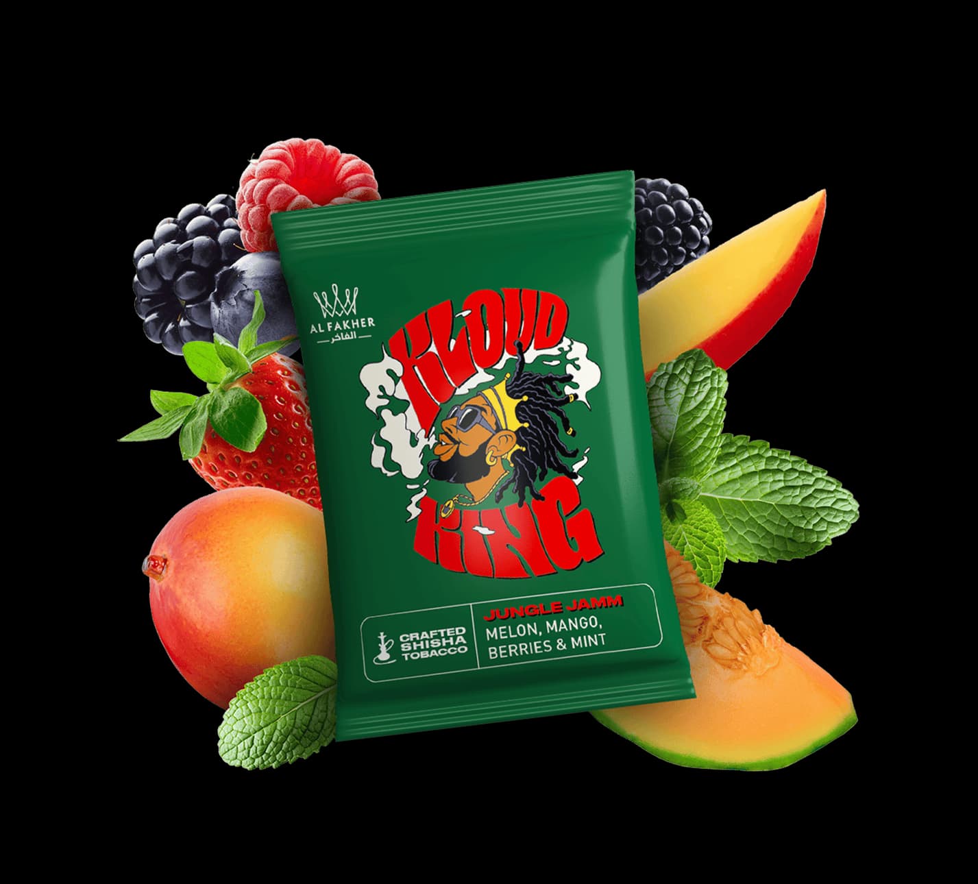 AL FAKHER JUNGLE JAMM(KLOUD KING) フルーツ系シーシャフレーバー パッケージ画像